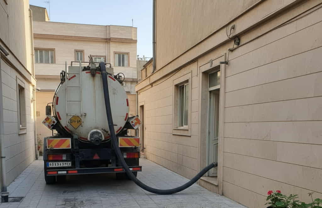 تخلیه چاه در شهرک یاس